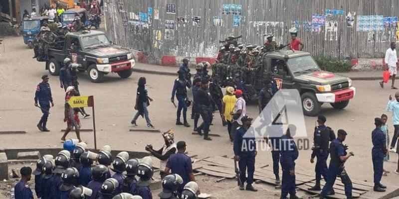 MARCHE DE L'OPPOSITION DE CE 20 MAI 2023 : BIS REPETITA, MÊME SOUS TSHISEKEDI LA SOLDATESQUE DU POUVOIR RÉPRIME SOUS LE FALLACIEUX PRÉTEXTE DE NON-RESPECT D'ITINÉRAIRE !!! Marche%20opposition