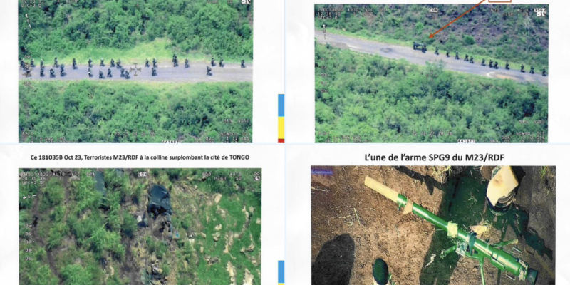 Images partagées par le gouvernement congolais