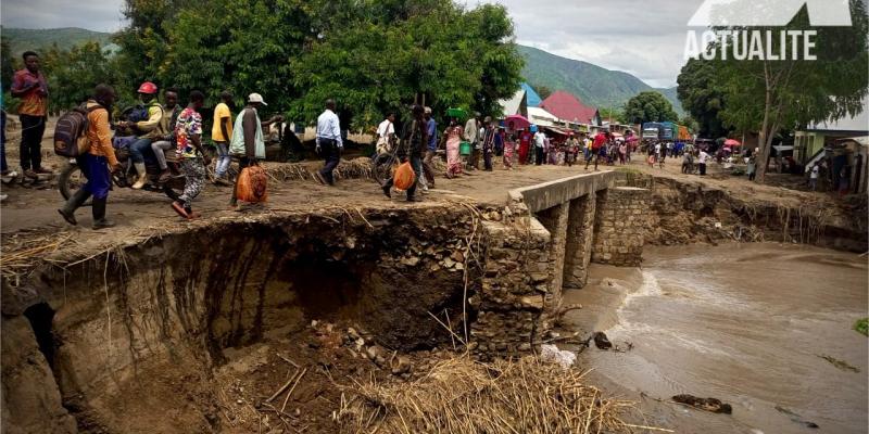 La RN5 coupée au niveau de Baraka 