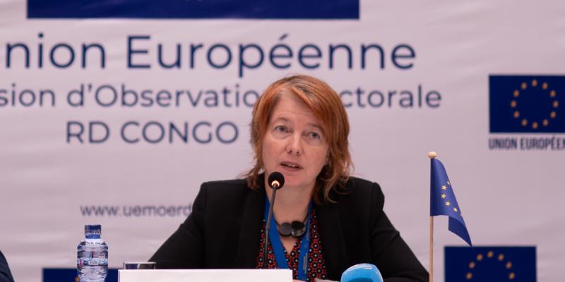 Malin Björk, cheffe de la Mission d'observation électorale de l'UE