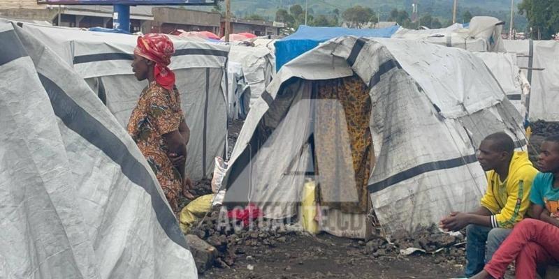 Le site des déplacés de Bulengo