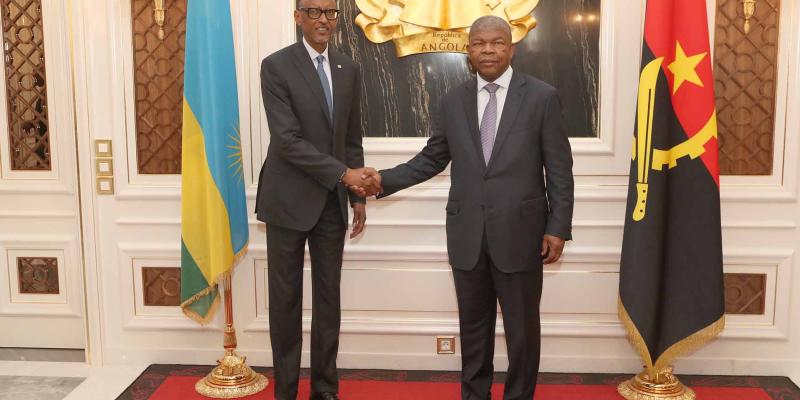 Paul Kagame et Joao Lourenco