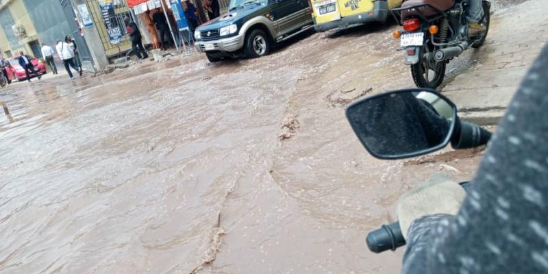 L'avenue colonel Ebeya transformée en rivière