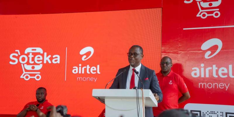 Raphaël Ntite, représentant du SG Airtel RDC, lors du point de presse du lancement de SOTEKA