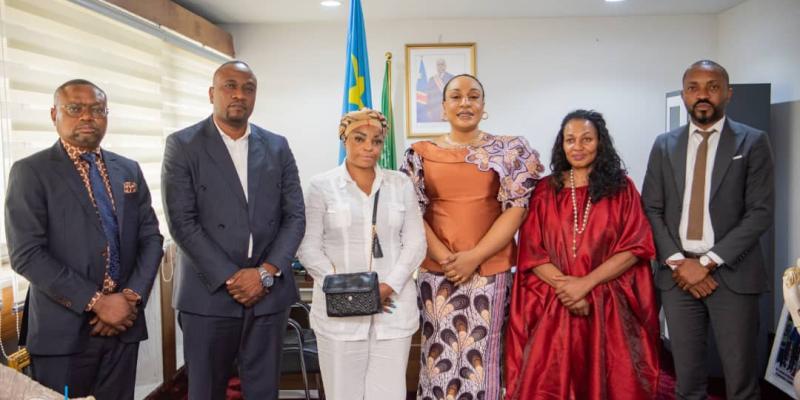 Echange autour de la vice-ministre des Affaires étrangères, Kazadi Yamba Gracia, sur le rapatriement du corps d'Alexandra 