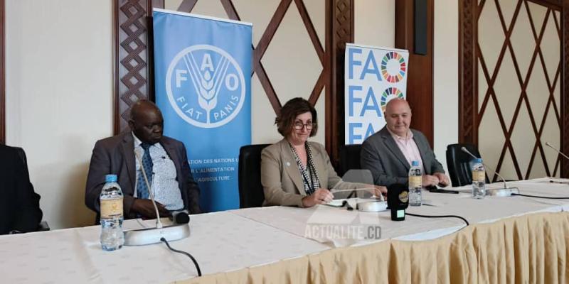  Conférence de presse marquant la fin de séjour de la directrice générale adjointe de la FAO, Élisabeth Ann Bechdol