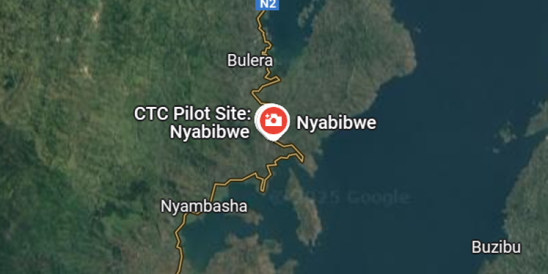 La cité de Nyabibwe sur la carte