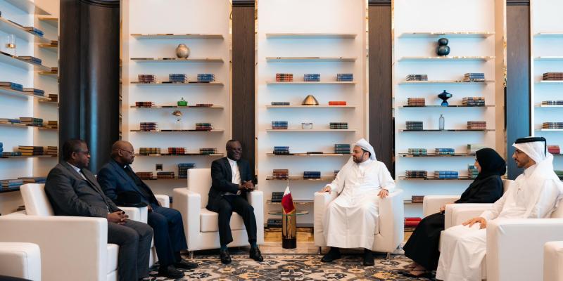 Le tandem CENCO-ECC reçu par Mohammed bin Abdulaziz bin Saleh Al-Khulaifi à Doha