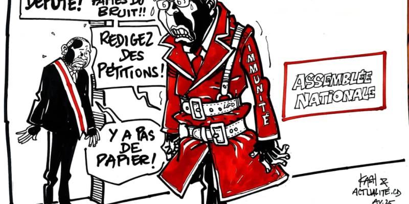 Caricature Kash/ACTUALITE.CD