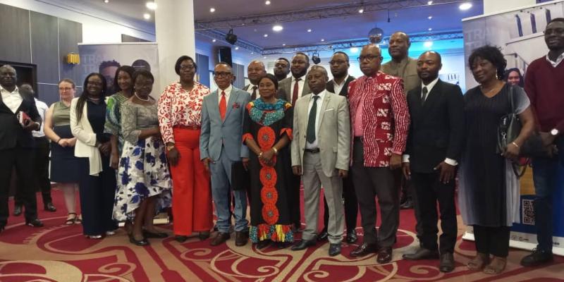 Les participants à l'atelier axé sur la présentation des résultats de la mission d'enregistrement de nouvelles entreprises organisé par Transforme RDC à Kinshasa
