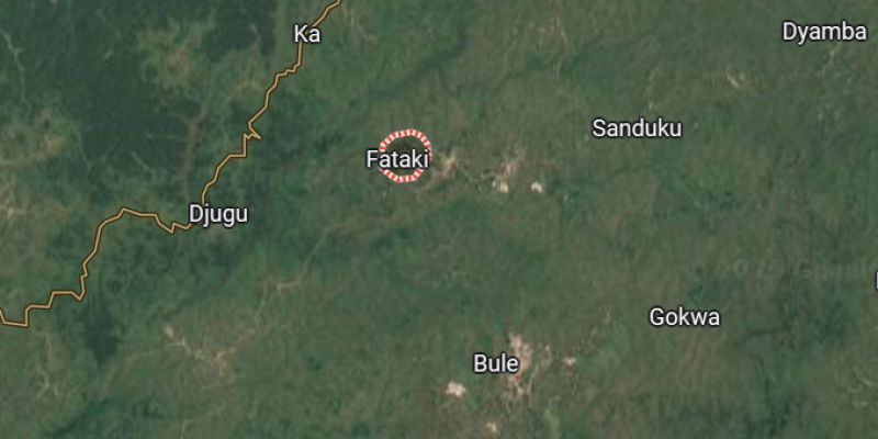 Fataki sur la carte