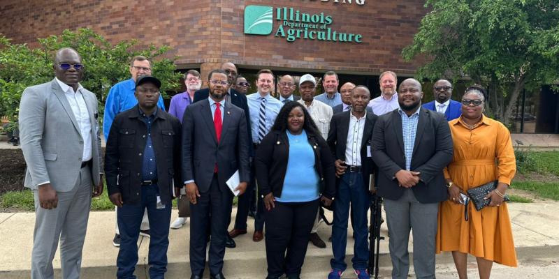 Une délégation officielle de la RDC lors d'une mission à l'Illinois (USA)