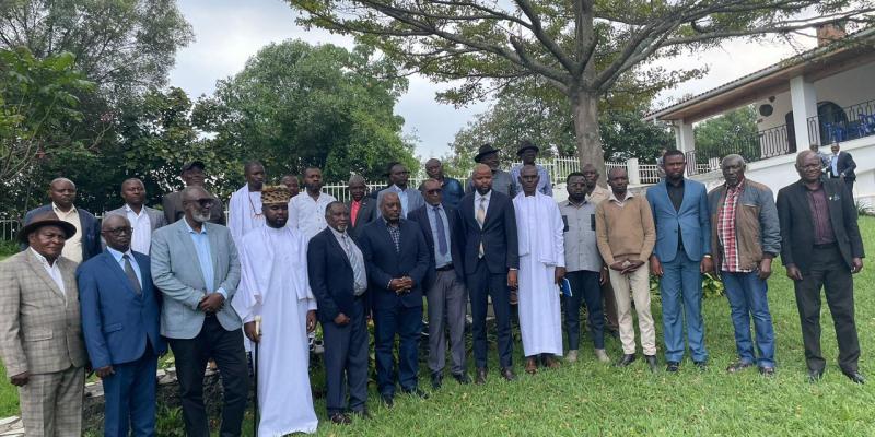 Kabila et les autorités coutumières à Goma