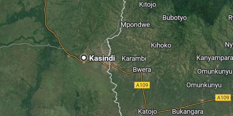 Kasindi sur la carte