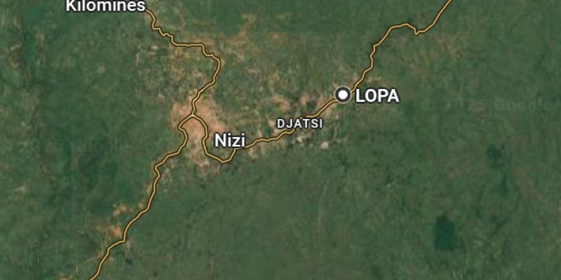 Lopa sur la carte