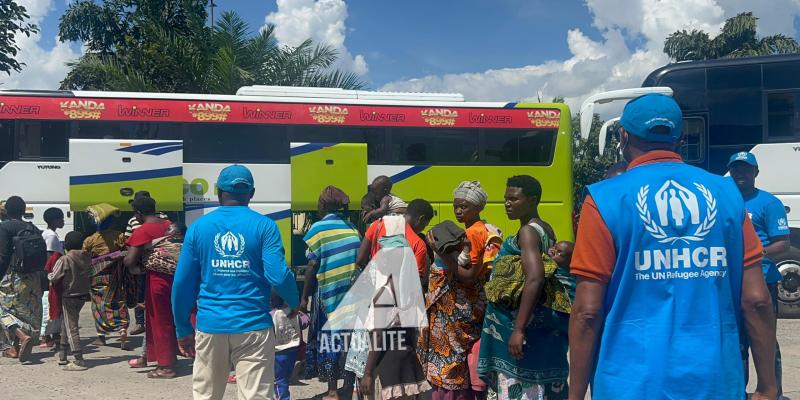 Des réfugiés rwandais rapatriés dans leur pays à partir de Goma