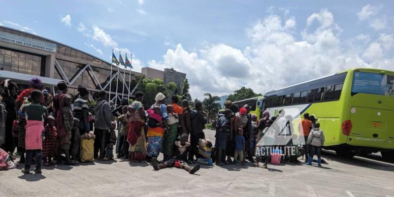 Des réfugiés rwandais rapatriés dans leur pays à partir de Goma