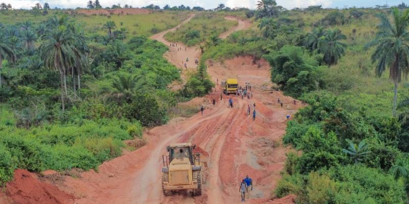 Route Kananga-Kalambambuji