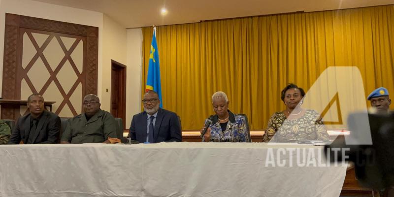 Monusco et AFC/M23 devant la presse à Goma