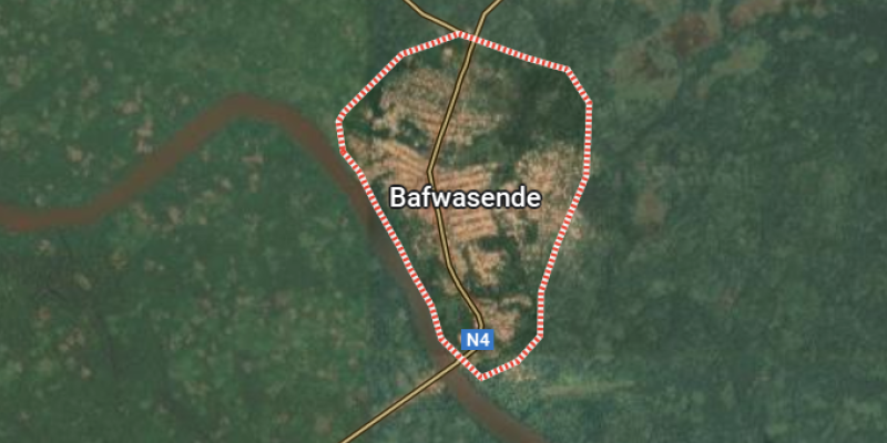 Bafwasende sur la carte