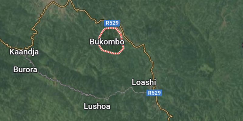 Groupement Bukombo sur la carte