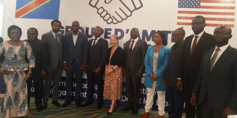 Les députés membres du Groupe d'amitié RDC-USA