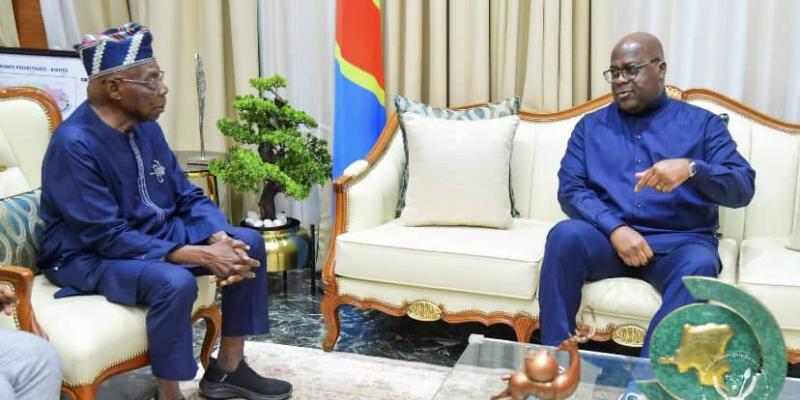 Olusegun Obasanjo et Félix Tshisekedi