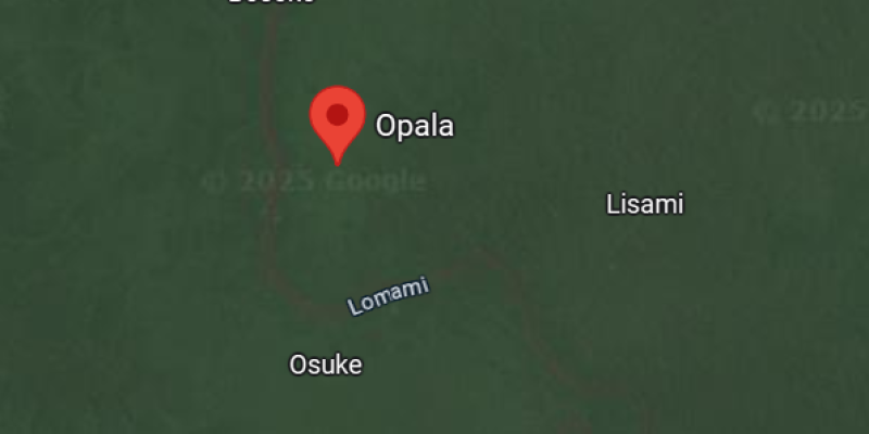 Opala sur la carte