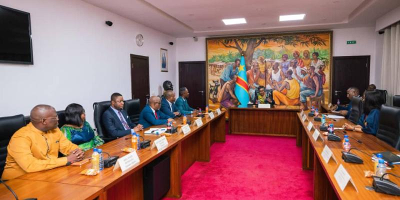 Les élus du Tanganyika et la Première ministre Suminwa