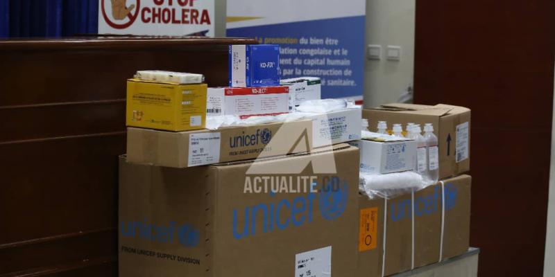 Lot des médicaments pour la riposte contre la choléra