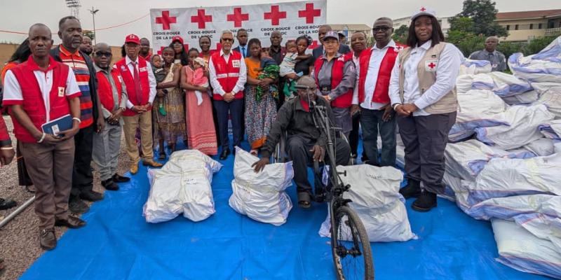 IFRC assiste les sinistrés logés au stade Tata Raphael 