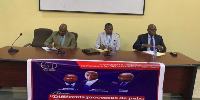 Débat citoyen sur les différents processus de paix en cours en RDC 