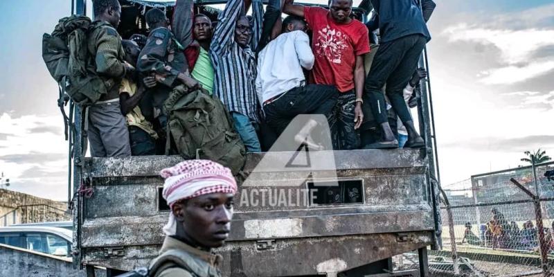 Des personnes arrêtées par les rebelles de l'AFC/M23 à Goma