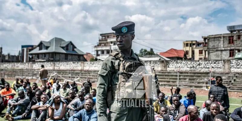Des personnes arrêtées par les rebelles de l'AFC/M23 à Goma