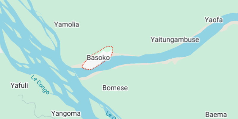 Basoko sur la carte