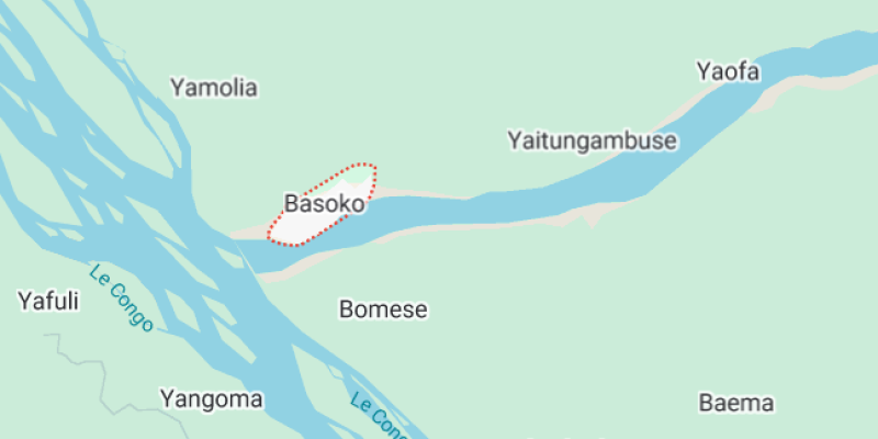Basoko sur la carte