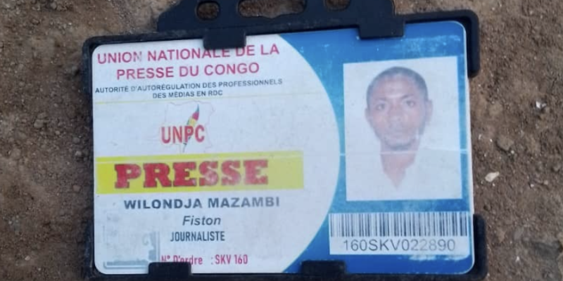 Carte de Fiston Wilondja Mazambi