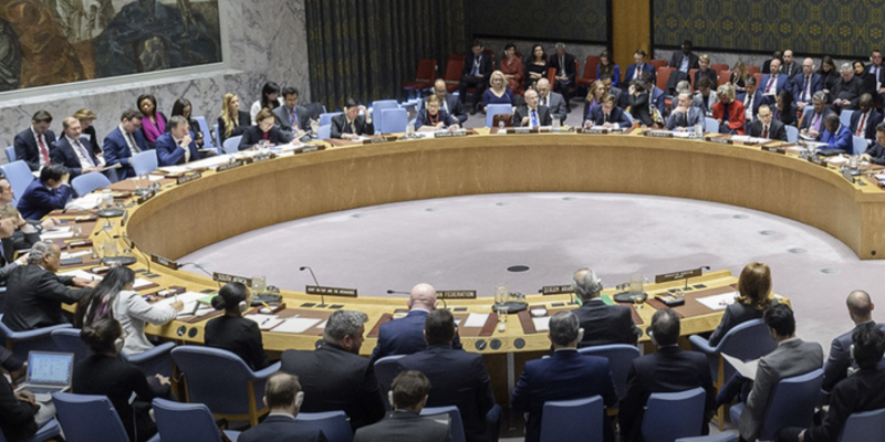 Réunon du conseil de sécurité de l'Onu
