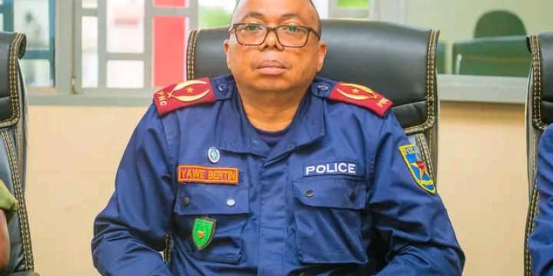 Le commissaire divisionnaire adjoint de la police Kongo Central 