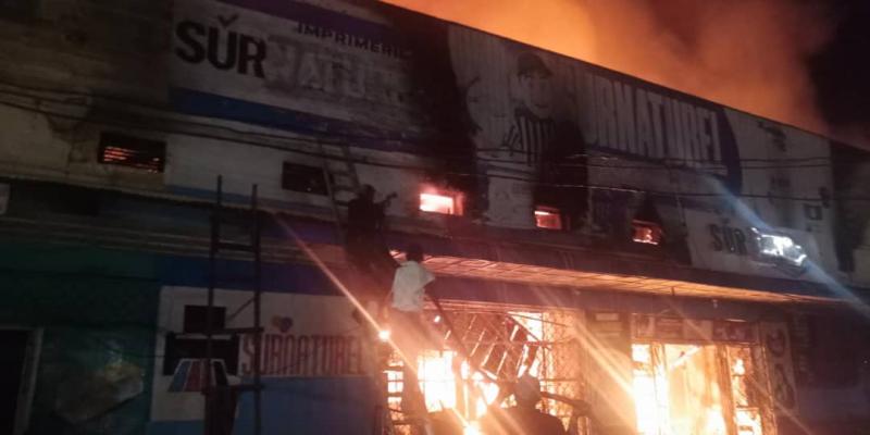 Incendie à Kisangani