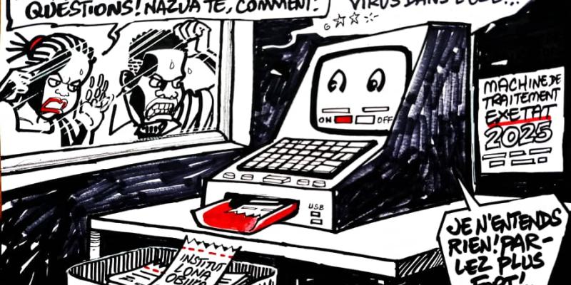 Caricature Kash/ACTUALITE.CD