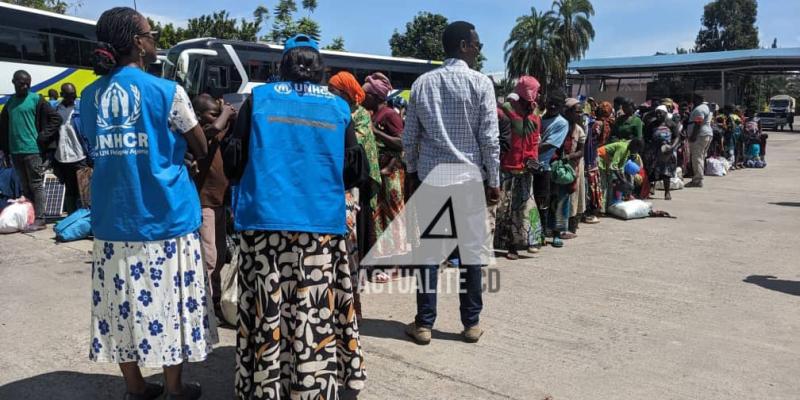 Rapatriement des réfugiés rwandais à partir de Goma