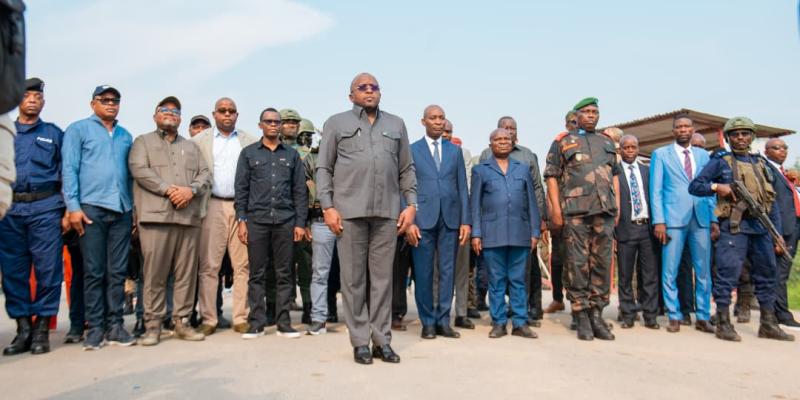 Une délégation gouvernementale conduite par le VPM de l'Intérieur et sécurité, Jacquemain Shabani, à Uvira dans la province du Sud-Kivu 