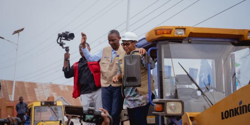 Judith Suminwa, Première ministre de la RDC, à Kalemie (Tanganyika)