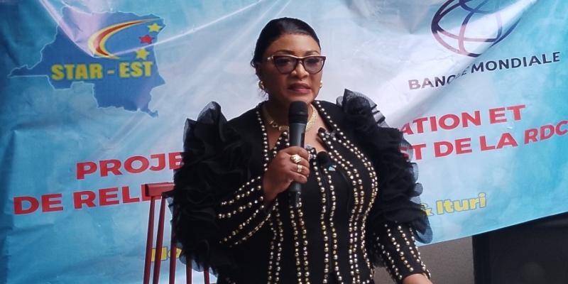 Brigitte Kapinga, coordinatrice générale du projet gouvernemental Star-Est