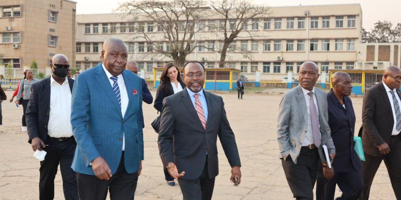 Dr Albert G. Zeufack, Directeur pays de la Banque mondiale pour l'Angola, le Burundi, la République démocratique du Congo (RDC) et Sao Tomé-et-Principe et Fabien MUTOMB DG SNCC