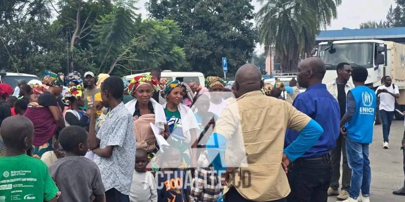 Une autre vague des réfugiés rwandais rapatriés de Goma