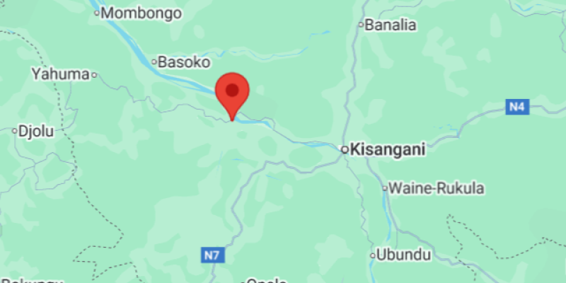 Isangi sur la carte