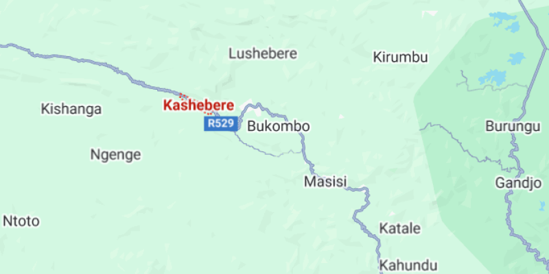 Kashebere sur la carte 