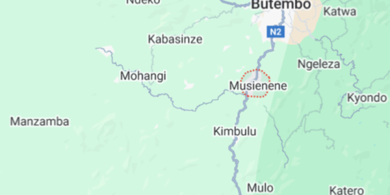 Musienene sur la carte 